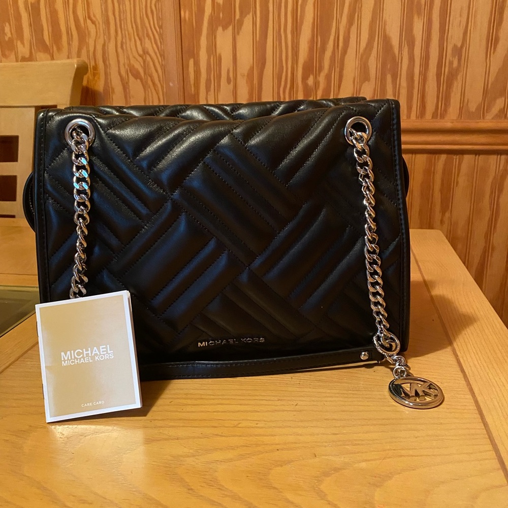 Michael Kors Susannah quilted leather shoulder bag